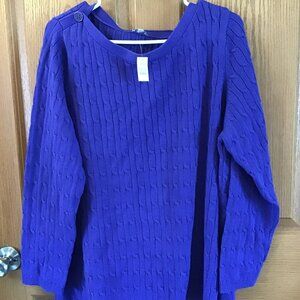 Talbot's Purple Sweater (117)